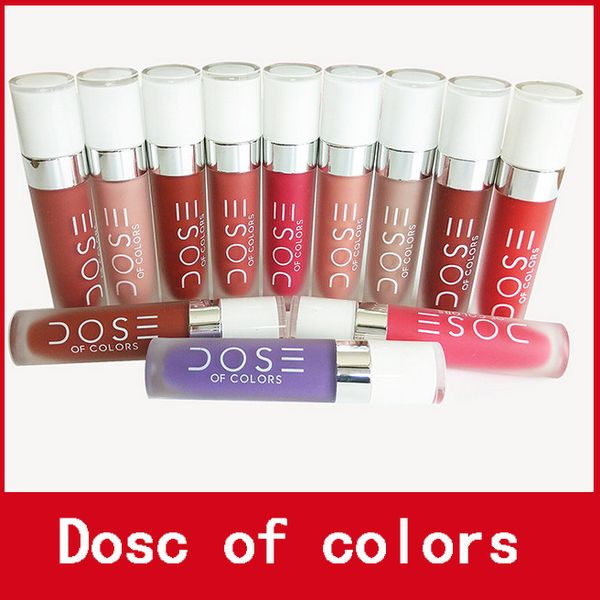 

Dose Of Colors Liquid Matte Lipstick Waterproof Lip Gloss Lipgloss With Retail Package In Stock New Arrival 2016
