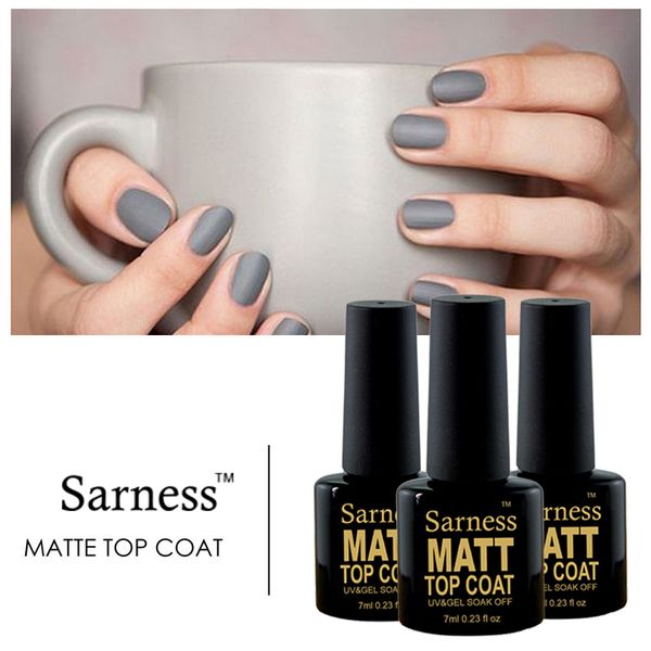 

sarness long lasting matte coat 1pcs cleaning matt coat nail gel polish lacquer matt gel led uv nails primer, Red;pink
