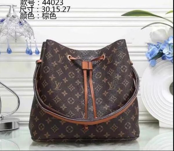 

shoulder bags leather bucket bag women famous brands designer handbags flower printing crossbody bag