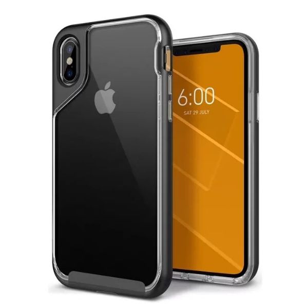 

fast shipping 2in1 for iphone 6s case transparent tpu+pc designer phone case combo protective cover for goophone x designer phone case