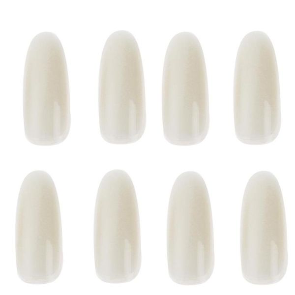 

50pcs natural color false nail tips artificial fake nails art manicure tools natural white ultra-thin false nail tips round tip, Red;gold