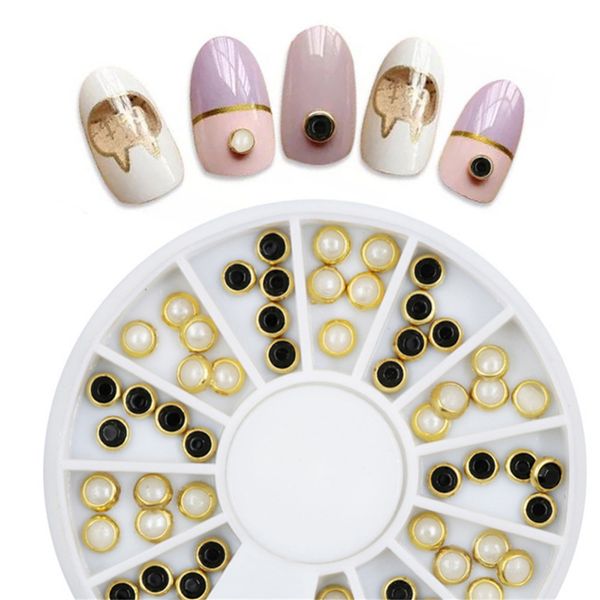 

1pc nail art rhinestones christmas pattern nails wheel diy stone decor ornament wholesale, Silver;gold