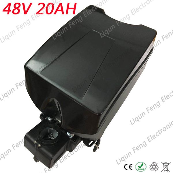 

US EU No Tax High Power 48V 20AH 1000W Electric Bike Battery 48V 20AH 13S 9P Ebike Li-ion Battery with 30A BMS 54.6V 2A Charger