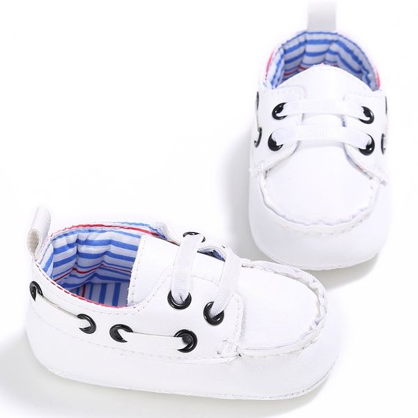 

милый новорожденный мальчик prewalker обувь первые ходунки повседневная мягкая подошва детская кроватка кроссовки обувь 18 месяцев