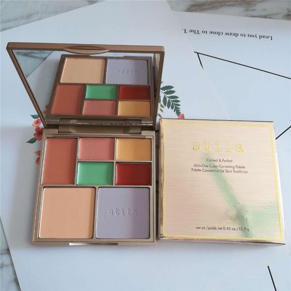 

new stila brand eyeshadow makeup palette waterproof 7 color mineral shading powder pigment matte eye shadow palette