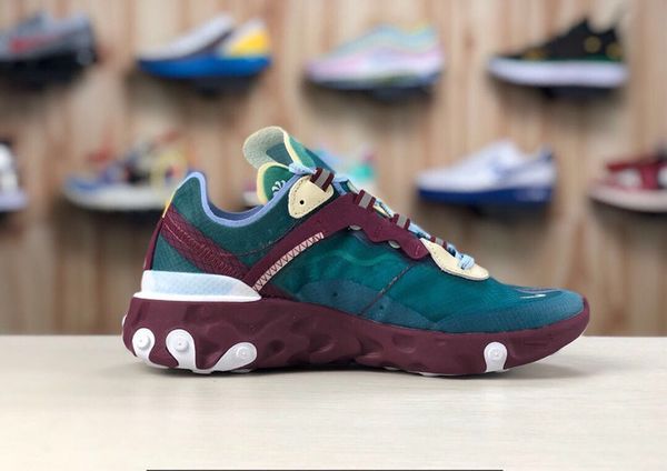 

Nike React Element 87 UC run shoes Оптовый 2018 US NEW React Element 87 AQ1090 Повседневная обувь Мужская обувь,