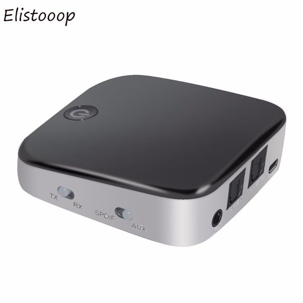 

elistooop wireless bluetooth transmitter receiver apt-x stereo audio adapter bluetooth receiver with toslink/spdif aux 3.5mm car