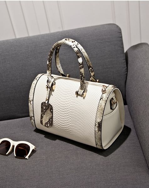 

новая мода женщины бостон сумки высокого качества pu женский дамы крокодил шаблон сумки на ремне девушка crossbody сумка