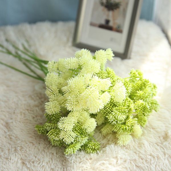 

5 шт. / лот ручной пластиковый симулятор одуванчика цветок домашнего декора свадьба рука невесты поддельные пластиковые букет цветов