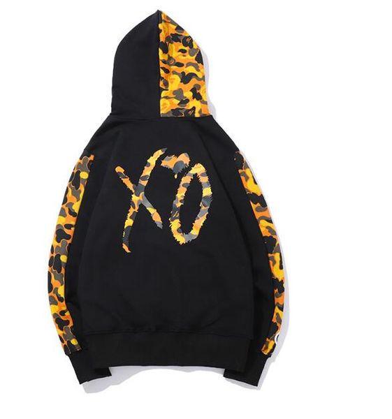 

Новая мода осень XO толстовки Мужчины Женщины кофты толстовка свитер куртка
