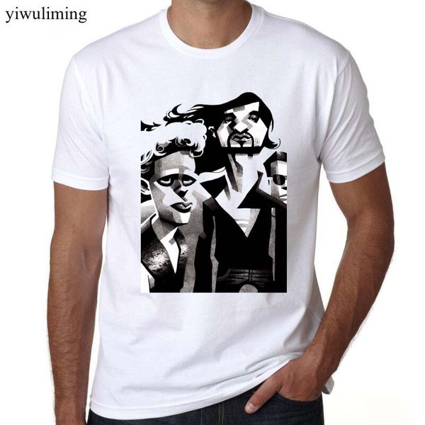 

depeche mode T shirt men T shirt fashion t-shirt O шея белые футболки для мужчин Топ тройники