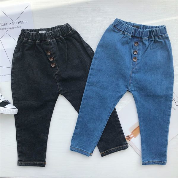 

mabeezo wholesale girls boys denim pants fashion autumn kids girls jean pants (pick size, Blue