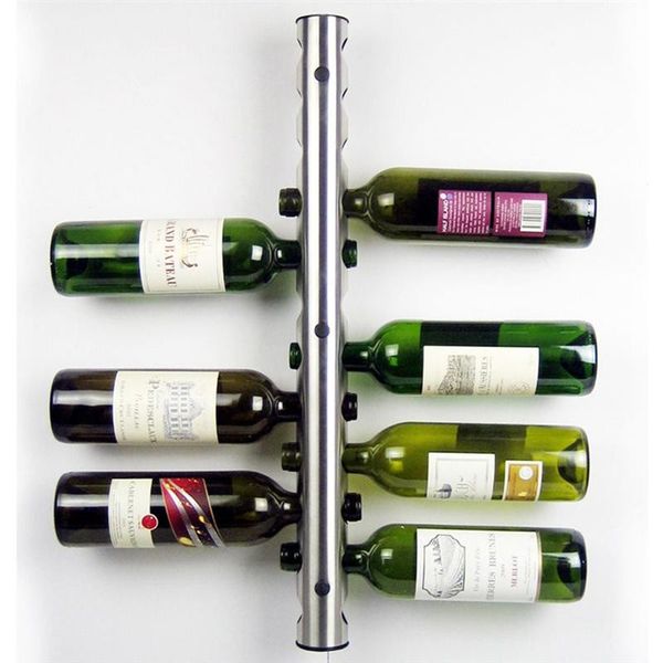 

bar stainless steel wine rack wine shelf wall mounted holder 8 bottles 12 bottles