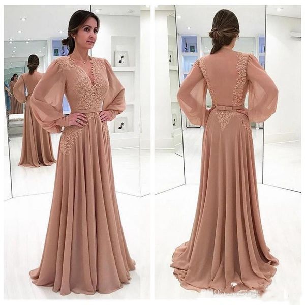 

Newly Gorgeous Beautiful Evening Dresses V Neck A Line Applique Floor length Prom Dresses Formal Party Gowns