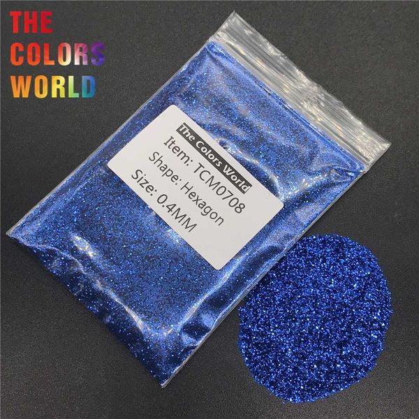 

tcm0708 sapphire blue color metallic luster hexagon shape nail glitter nail art decoration bodyglitter henna tattoo handwork diy, Silver;gold
