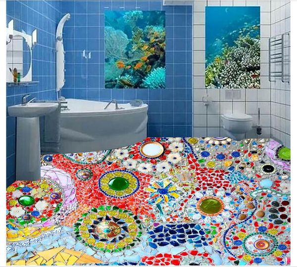 Téléchargement gratuit Images Acheter Gros Custom Photo Papier Peint Mosaique Couleur Pierre dernière par