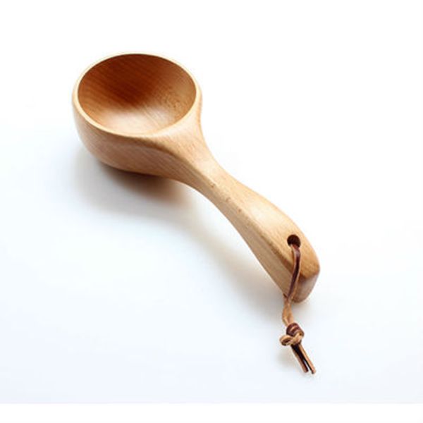 

натуральное дерево длинная ручка большой рисовый суп ложки ручной работы кухня воды совок деревянные кухонные принадлежности