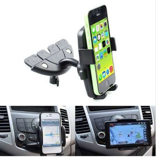 Car Auto Slot 360 CD Holde Cell Phone New Fashion GPS Cradle Mount Mobile Hot Stand