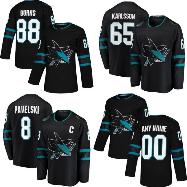

2019 Third San Jose Sharks 65 Erik Karlsson Evander Kane Brent Burns Joe Pavelski Joe Thornton Logan Couture Martin Jones Hertl Jerseys