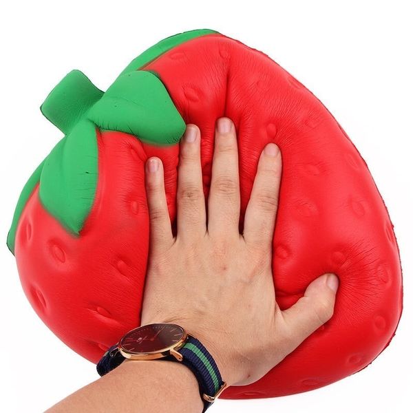 1 PCS Super Gigante 25 cm Laranja Melancia Morango Jumbo Squishy Lento Subindo Macio Squeeze Kawaii Squishies Brinquedos Antistress