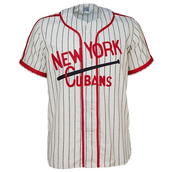 

New York Cubans 1948 Home Jersey 100% Stitched Embroidery Logos Vintage Baseball Jerseys Custom Any Name Any Number Free Shipping