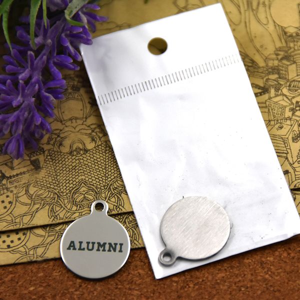 

40pcs--"alumni"stainless steel charms more style for choosing diy charms pendants for necklace, Bronze;silver