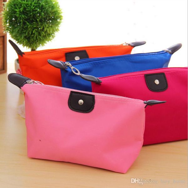 

cosmetic bags storage bag for women makeup pouch solid make up bag travel kit jewelry organizer holder casual purse colors