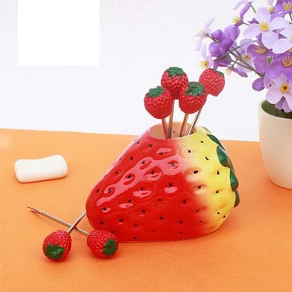 

wholesale-ceramic fruit fork fruit fork set factory provide brand new