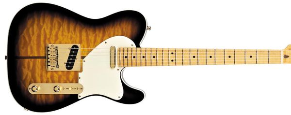 

Cu tom flame maple neck fretboard merle haggard ignature tuff dog tele unbur t quilted maple electric guitar white pearl tuner