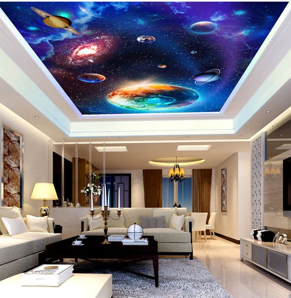 

пользовательские розничная 3d вселенная звездное небо зенит фреска стены фон