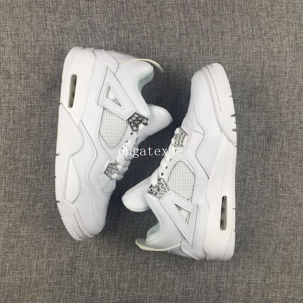 

iv pure money mesn shoes 4s pure money white shoes size us 7-13 [with box, Black
