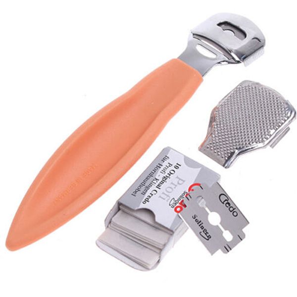 

1piece stainless cuticle cutter callous corn pedicure foot skin remover blade