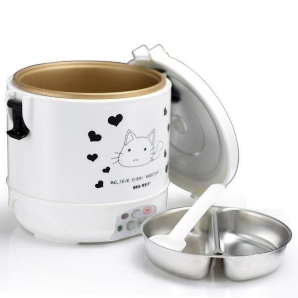 

cbj car mini rice cooker heating lunch box 1.2l