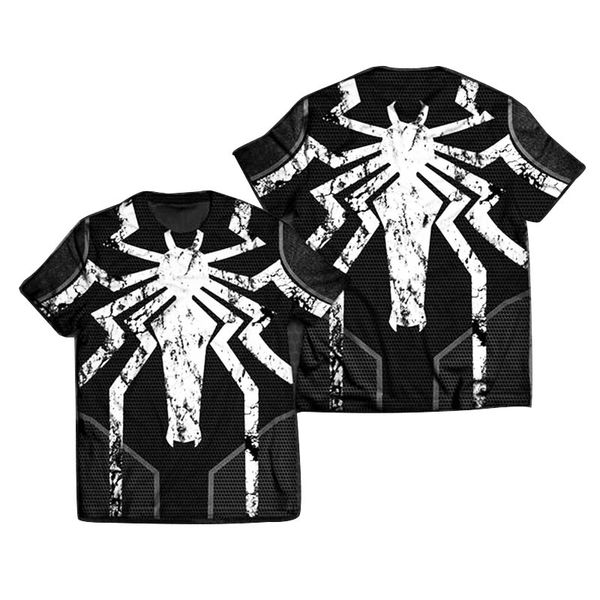 

3d t shirt brand clothing print cotton shirts venom t-shirt men women spider t-shirts 10 styles short sleeve tee, White;black