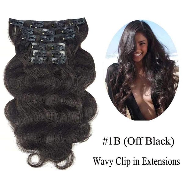 20 Clip In Hair Extensions Real Human Hair Extensions 100 Grams