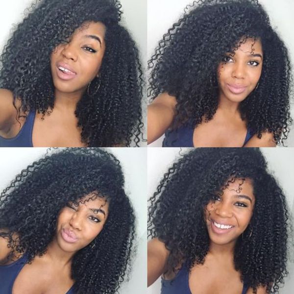 Kinky Curly Human Hair Bundles Brazilian Virgin Hair Jerry Curls