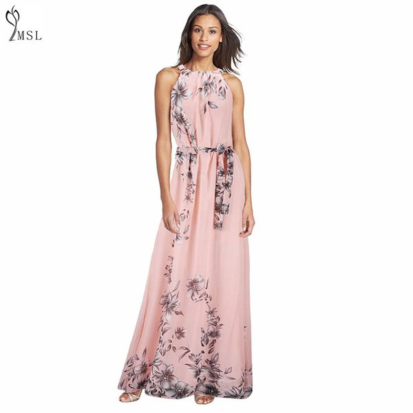 

summer dress with belt casual beach floral print floor lenghth dress vestidos women tank long maxi boho plus size 40, White;black