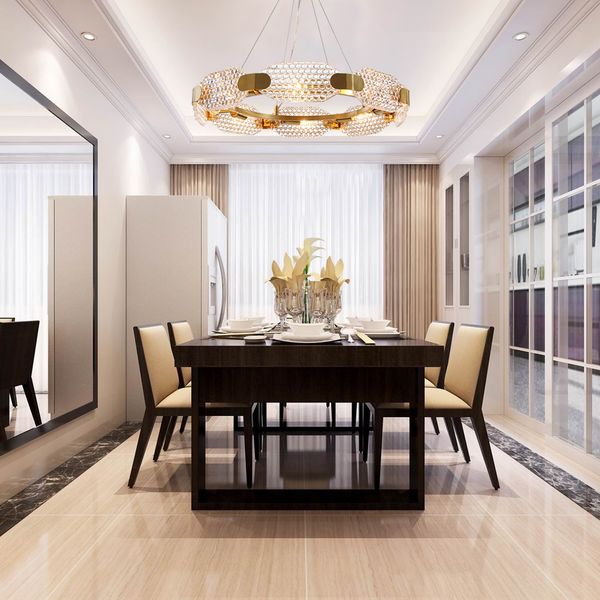 Youlaike Luxury Modern Crystal Chandelier For Living Room Foyer