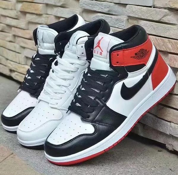 

North Carolina blue men's shoes oreo Chicago white red GS women's shoes Joe 1 feng shui high top basketball shoes1103