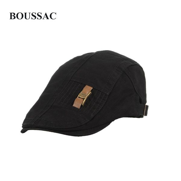 

2018 cotton beret hats belt summer flat caps men women vintage casquette gorras planas boinas berets men's hat knkbh03, Blue;gray
