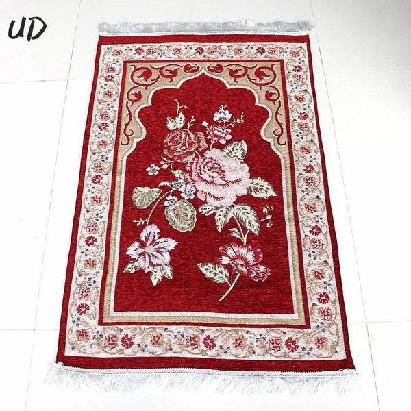 

wholesale design 4 colour chenille unique anti-skid mashaallah travelling islamic prayer mat/rug/carpet salat musallah