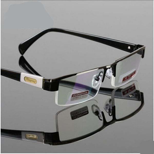 

men titanium alloy eyeglasses gafas de lectura non spherical 12 layer coated lenses reading glasses+1.0 +1.5 +2.0 +2.5 +3.0 +3.5+4.0