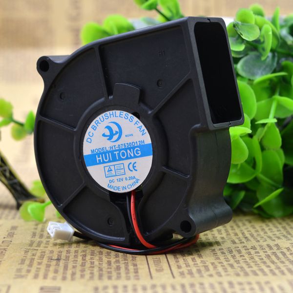 

for 7530 7cm/cm 12v 0.20a blower centrifugal fan ht-07530d12h turbofan
