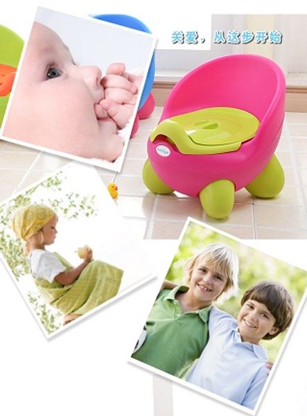 green Baby Potty Toilet Car WC For Kids Toilet Trainer Girls Seat Chair Comfortable Portable Animal Pot Children Toilet for Baby Girls