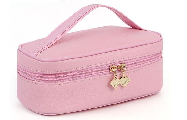 

2018 pink delicate women's jewelry bag cosmetic storage bag