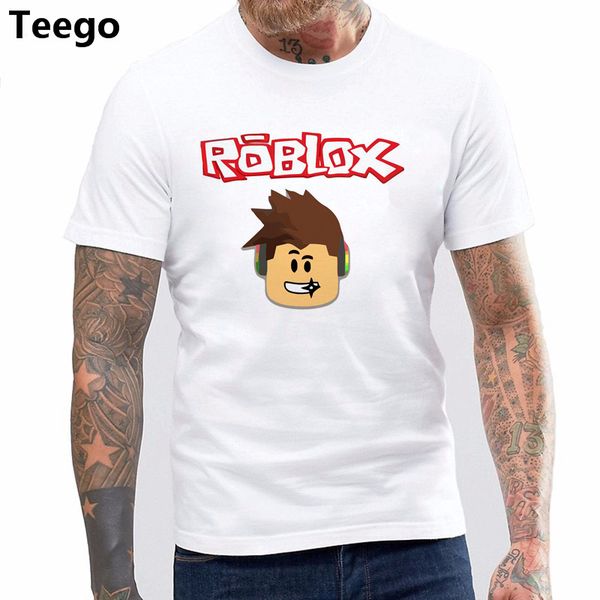 Mens Brand Clothes Men Roblox 3d T Shirt Teenage Boy Youth Natural Cotton Male Tshirt Cute Kids T Shirt Children Tee Shirt Homme Hilarious Shirts -