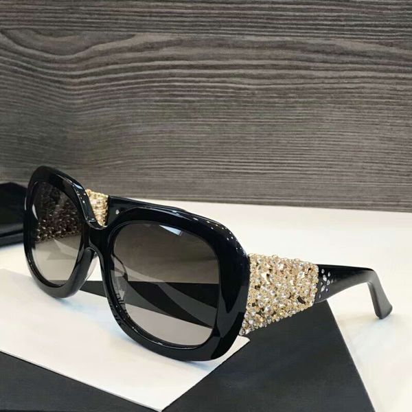 

ladies stones square sunglasses black frame grey smoke lenses fashion women sunglasses new with case, White;black