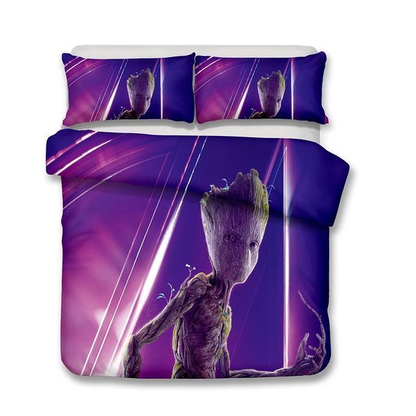 Marvel Groot Guardians Of The Galaxy 2 3d Printed Bedding Sets