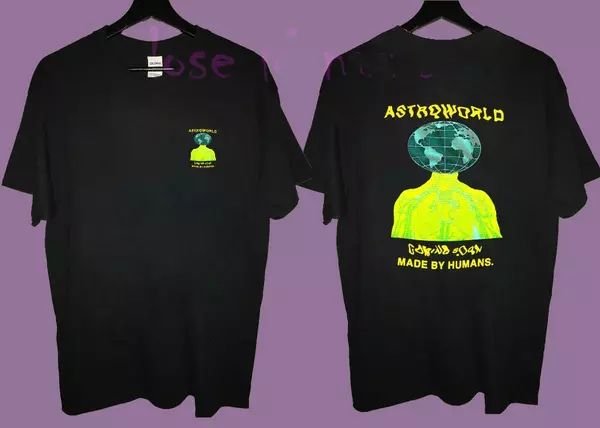 

Мода человек Трэвис Скотт Astroworld сделано человеком футболка S-3xl новый прохладный топы мужские 2018 модный бренд футболка О-образным вырезом 100% хлопок