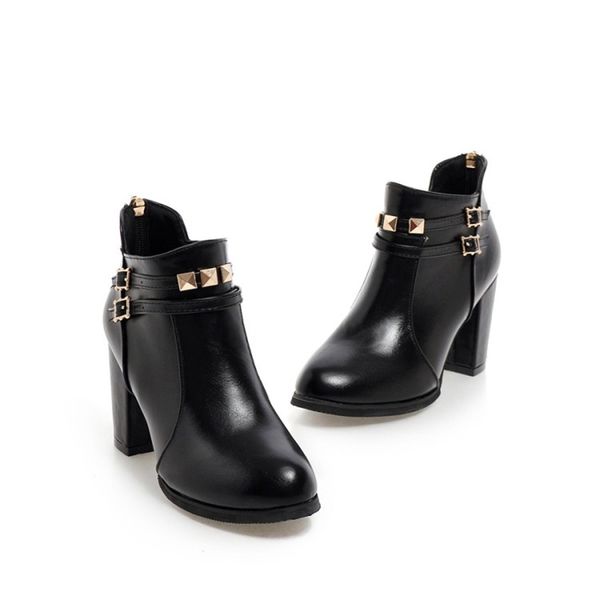 ladies black lace up ankle boots uk